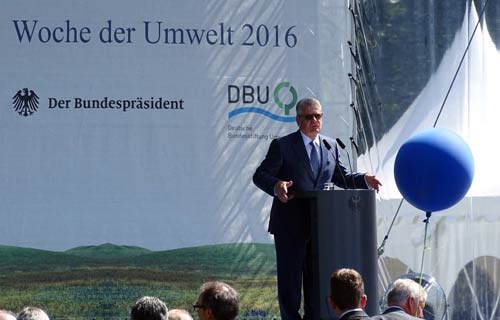 Eröffnung der „Woche der Umwelt“ 2016 durch Bundespräsident Joachim Gauck.